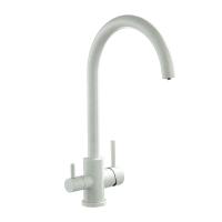 Смеситель для кухни с подключением фильтра FRAP F43899-42, серый
