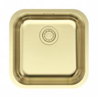 Мойка VELLO 44 UNI, нерж. сталь, VE44-LG, светлое золото, 446х446мм, Paulmark