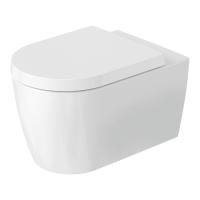 Duravit Me by Starck Унитаз подвесной 36x54см, безободковый, tornado, покрытие Durashield+, сиденье SoftClose, цвет: белый глянцевый 490709AAA1 (290709АА00+002199)