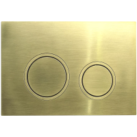 Кнопка смыва Veconi FLUSH V11, FLV11-G, 240х162х7, пластик, золото брашинг
кайма - золото брашинг