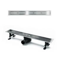 Комплект водоотводящий желоб DP20-700 из нержавеющей стали + перфорированная решетка SG20-700