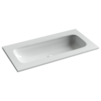 Раковина накладная мебельная Ceramicanova Грация (Grace) прямоугольная 910x457x137 без отверстия под смеситель цвет белый CN7019Wx