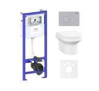 Комплект инсталляции и унитаза 6 в 1 Lavinia Boho Grance Hill Rimless 87561007