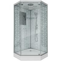 Душевая кабина Niagara Luxe NG-7701DW 90x90х210, низкий поддон 15 см, стенки белые