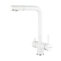 Смеситель для кухни SKALEN, белый матовый, Sk213020-WH, Paulmark