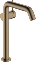 Смеситель для раковины Hansgrohe Tecturis S CoolStart EcoSmart 73370140 шлифованная бронза 73370140