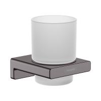 Hansgrohe AddStoris Стакан для зубных щеток хром-черный матовый 41749340