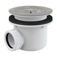 Cифон для душевого поддона Alcaplast с нержавеющей peшeткой, A48