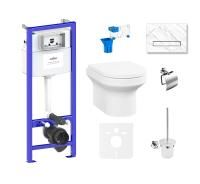 Комплект инсталляции и унитаза 9 в 1 Lavinia Boho Grance Hill Rimless 75110436