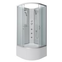 Душевая кабина Niagara Classic NG-2308-14BKG 90х90х200, высокий поддон 40 см, стекло матовое Душевая кабина Niagara Classic NG-2308-14BKG 90х90х200, высокий поддон 40 см, стекло матовое