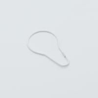 Набор колец для шторы в ванную комнату Iddis, белый RINMWT0i15