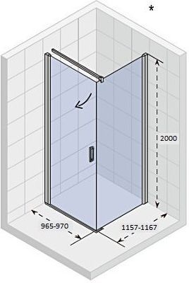 Душевой уголок Riho Novik Z201 100x120 GZ5100120