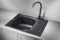 Кухонная мойка Granula GR-5801 шварц