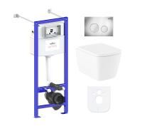 Комплект инсталляции и унитаза 6 в 1 Lavinia Boho Relfix Aveo Rimless 77050210