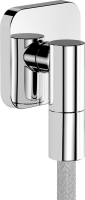 Настенная розетка с обратным клапаном Hansgrohe FixFit Fine Q 28884000. хром 28884000