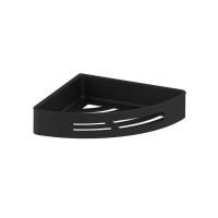 Полка угловая IDDIS, нержавеющая сталь, черная SHE11SBi44