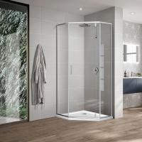 Душевой уголок Vincea Slim-U VSP-2SU900CL, 900*900, хром, стекло прозрачное