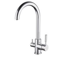 Смеситель для кухни с подключением фильтра FRAP F4352, хром