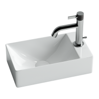 Умывальник Ceramicanova подвесной прямоугольный (отверстие под смеситель R) Element 375x215x100мм