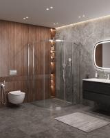 Душевой уголок CEZARES MOLVENO-R-11-100+20-C-Cr-IV