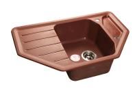 Кухонная мойка GranFest CORNER C-800E красный марс