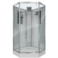 Душевая кабина Niagara Luxe NG-7799WBK 90x90х210, низкий поддон, стенки белые, без крыши