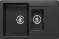 Кухонная мойка Polygran BRIG-770 №16 Черный