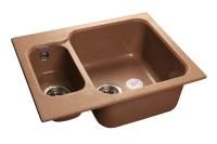 Кухонная мойка GranFest STANDART S-615K терракот