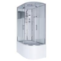 Душевая кабина Niagara Ultra NG-310-01L 120х80х220, высокий поддон 48 см, стекло прозрачное с матовой полосой