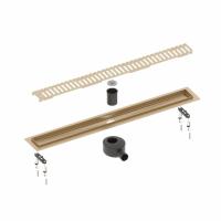 Душевой лоток TIMO Drain System DS230107/17, матовое золото