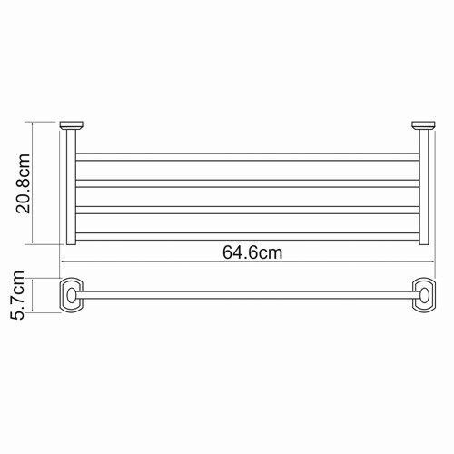 Полка для полотенец WasserKRAFT Oder K-3011