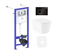 Комплект инсталляции и унитаза 6 в 1 Lavinia Boho Relfix Aveo Rimless 77050212