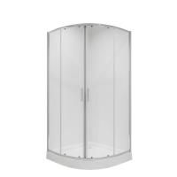 Душевое  ограждение Niagara Nova NG-6686-08 (80*80*195) полукруг, двери раздвижные