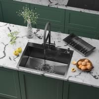 Кухонная мойка Roxen Simple 65 PVD (графит)