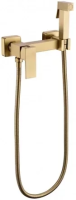 Смеситель с гигиеническим душем Grocenberg GB101N Золото матовый