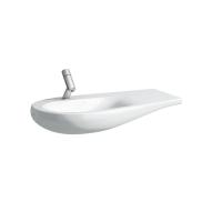 Подвесная раковина Ilbagnoalessi one 90х50х16,5 см, 1 отверстие для смесителя слева, с lcc покрытием, санфарфор 8.1497.5.400.104.1