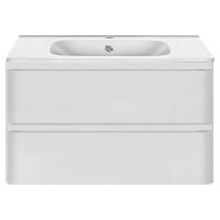 Тумба под раковину Vincea Vico 800 подвесная, 2 выкатных ящика soft close, G.White