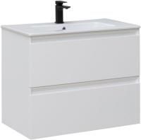 Тумба с раковиной Allen Brau Eclipse 80 1.E1002.WM белый матовый