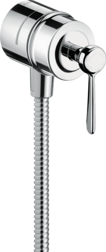 Шланговое подсоединение AXOR Montreux Fixfit Stop с рычаговой рукояткой. хром 16883000