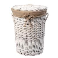 Плетеная корзина для белья с крышкой WasserKRAFT Aller WB-106-S