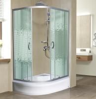 Душевое ограждение Мономах ДУ 100/70/180 МЗ L/R, 1000х700х1800, асимметричное