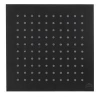 Верхний душ Paffoni SYNCRO ZSOF075NO 200x200 черный матовый