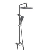 Душевая система Shevanik S4536T, оружейная сталь