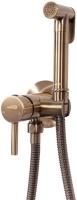 Смеситель встраиваемый с гигиеническим душем Hansberge H3099 Бронза