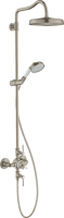 Душевая система Showerpipe 240 Axor Montreux. с термостатом и верхним душем. шлифованный никель 16572820