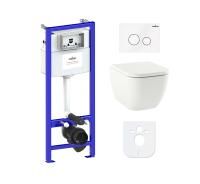 Комплект инсталляции и унитаза 6 в 1 Lavinia Boho Relfix One Rimless 77040083