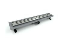 Дренажный канал Timo Smart 60см с решеткой DOUBLE GAP из нержавеющей стали, SM-DGG60-LS40(DRY)