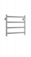 Полотенцесушитель водяной Stinox Prestige 500x500, нижнее подключение, хром, 1/2" ВР (внутренняя резьба), 4 перекладины