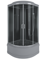 душевая кабина ERLIT™ ER3510TP-C2-RUS_GRAY (1000*1000*2150)
