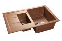 Кухонная мойка GranFest QUADRO Q-775KL терракот